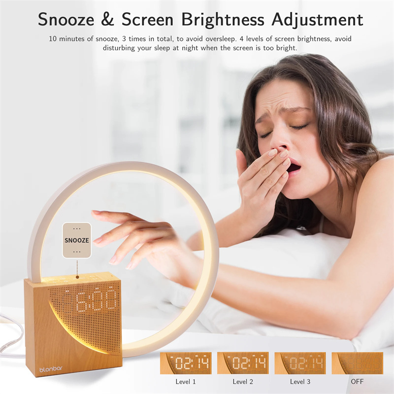 Serenity Touch Bedside Lamp with Natural Sounds & Alarm Clock - Image 7